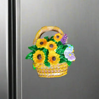Floral Fusion Fridge Magnet
