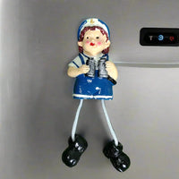 Floral Fusion Fridge Magnet