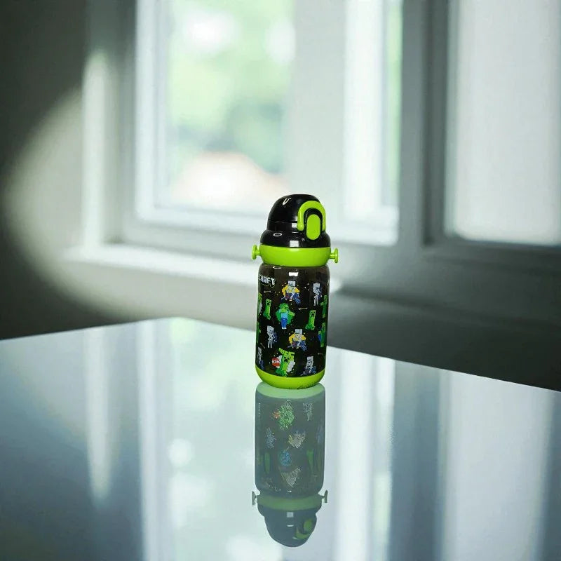 Minekraft Pixel Hydration 2 in 1 Bottle (450 ml)