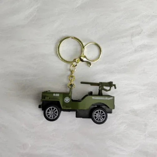 Mighty Army Vehicles Pull-back Keychain