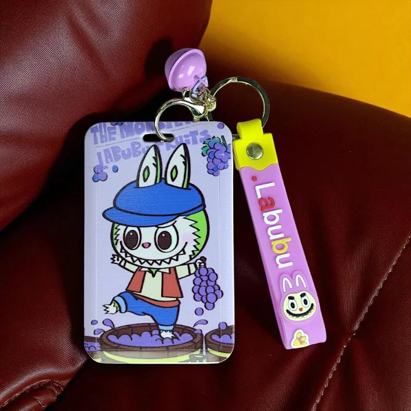 Labubu Pocket Pal ID Card Keychain