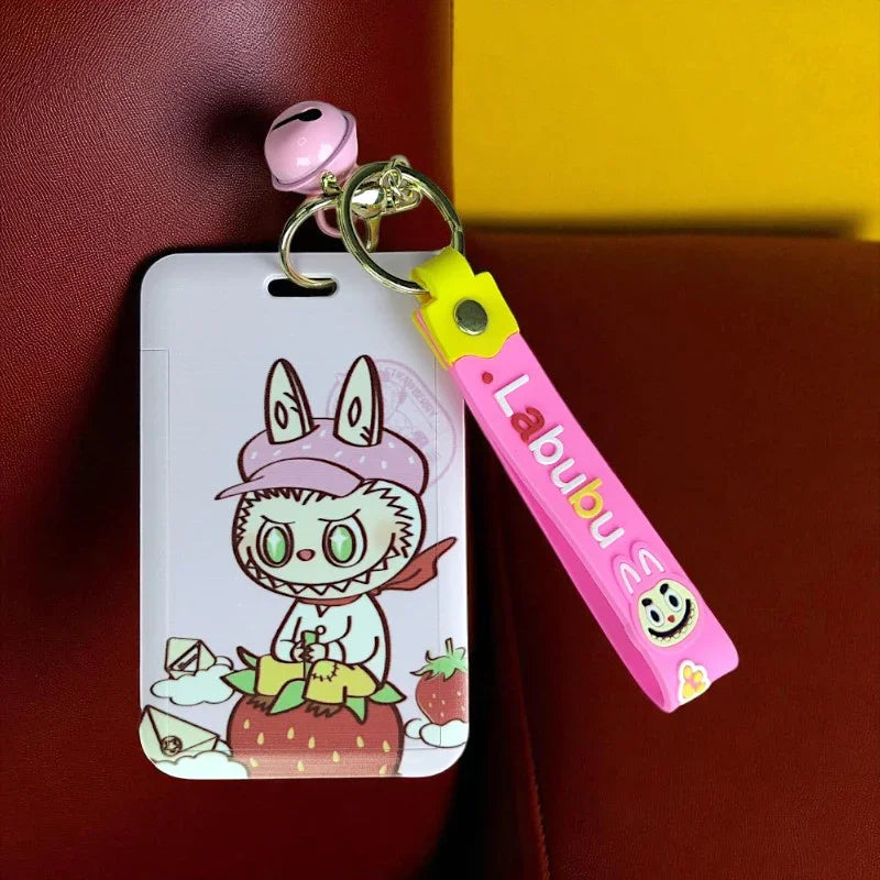Labubu Pocket Pal ID Card Keychain