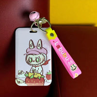 Labubu Pocket Pal ID Card Keychain