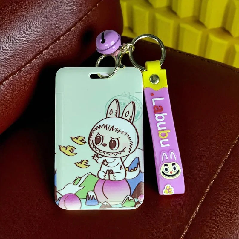 Labubu Pocket Pal ID Card Keychain