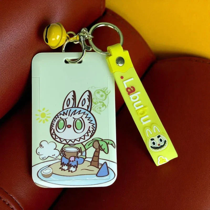 Labubu Pocket Pal ID Card Keychain