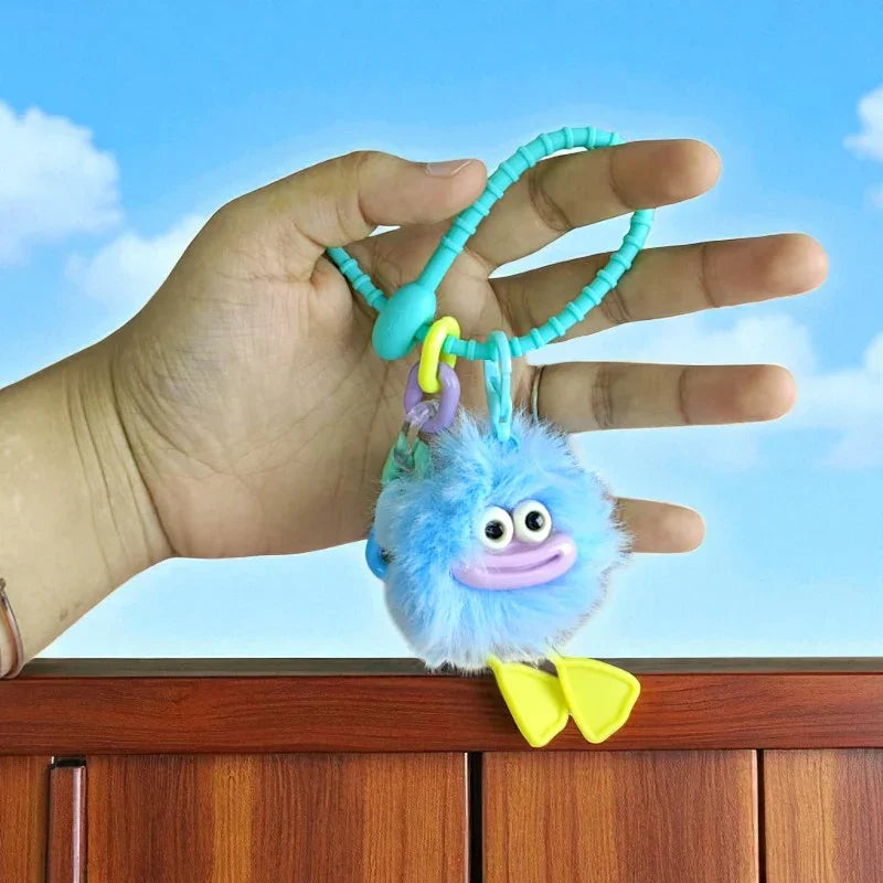 Quacky Smile Plush Keychain