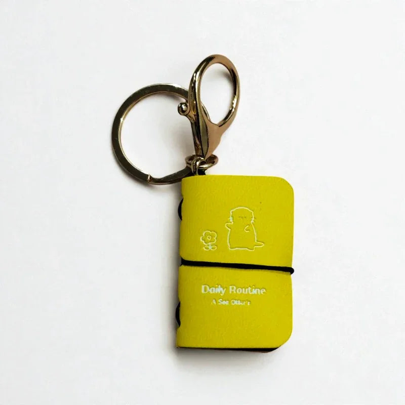 Kawaii Pocket Mini Journal Keychain