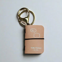 Kawaii Pocket Mini Journal Keychain