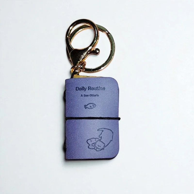 Kawaii Pocket Mini Journal Keychain