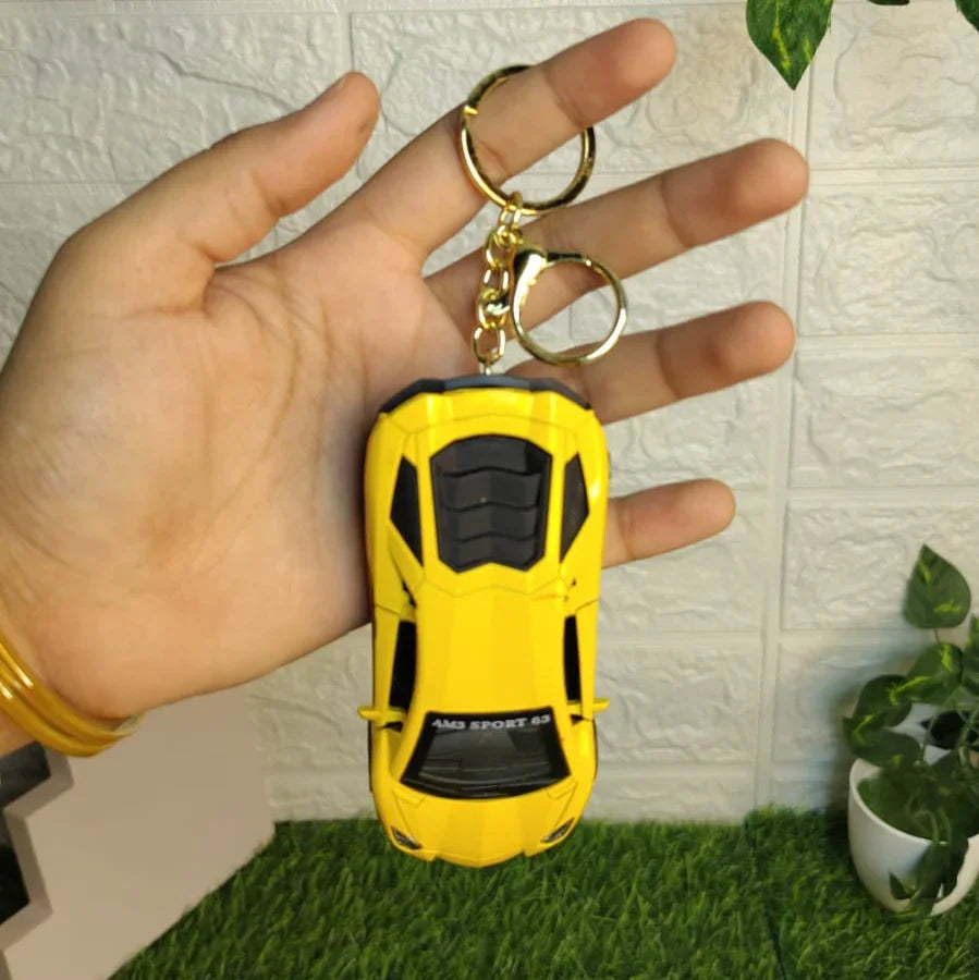 Apex Pullback Sports Car Keychain