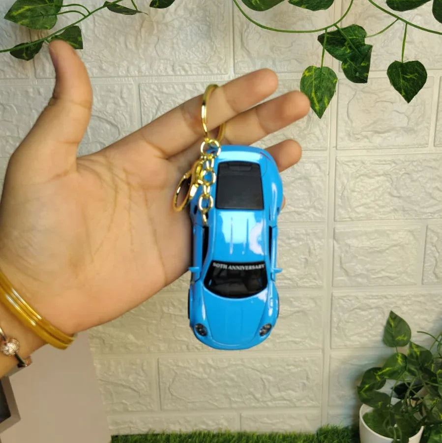 Apex Pullback Sports Car Keychain