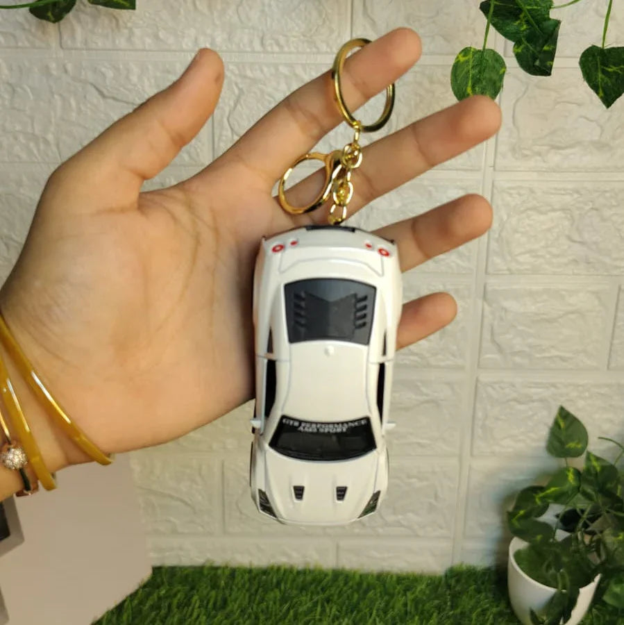Apex Pullback Sports Car Keychain