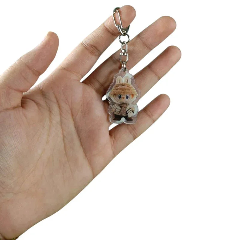 Labubu Flat Friends 2D Keychain