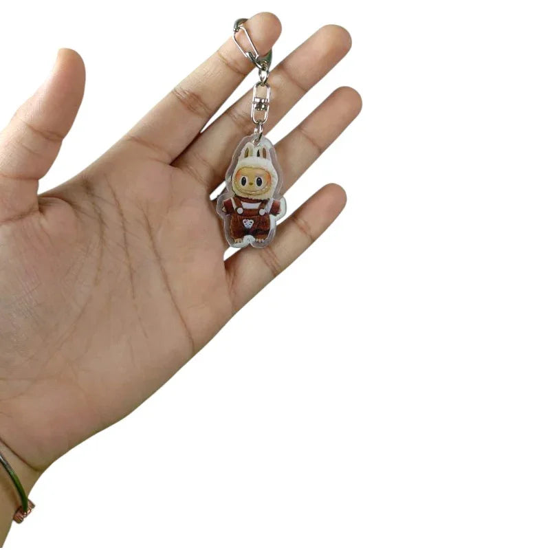 Labubu Flat Friends 2D Keychain