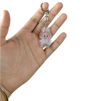Labubu Flat Friends 2D Keychain