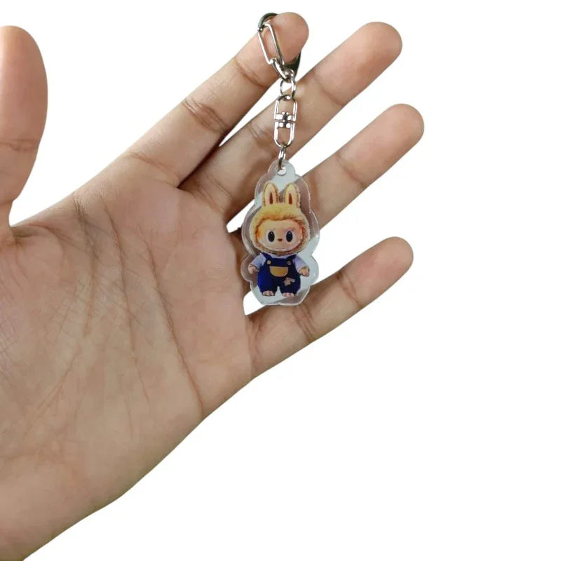 Labubu Flat Friends 2D Keychain