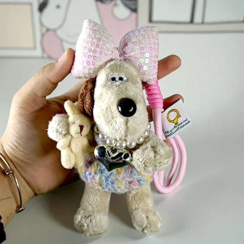 Gromit Groomed Bunny Plush Keychain