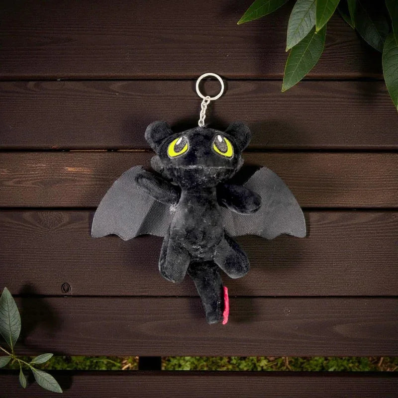 Fury Unleashed Dragon Plush Keychain