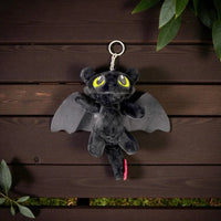Fury Unleashed Dragon Plush Keychain