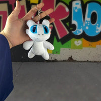 Fury Unleashed Dragon Plush Keychain