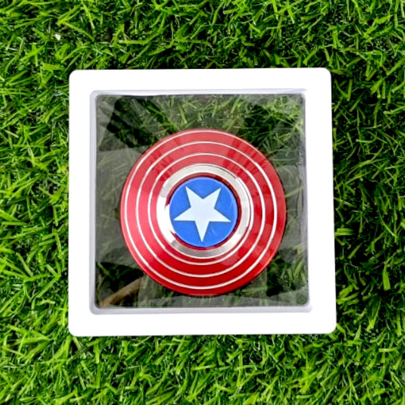 Superhero Focus Shield Fidget Spinner