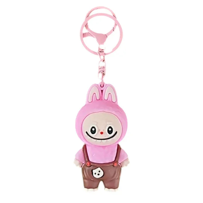 Labuboo Brown Overalls 3D Keychain
