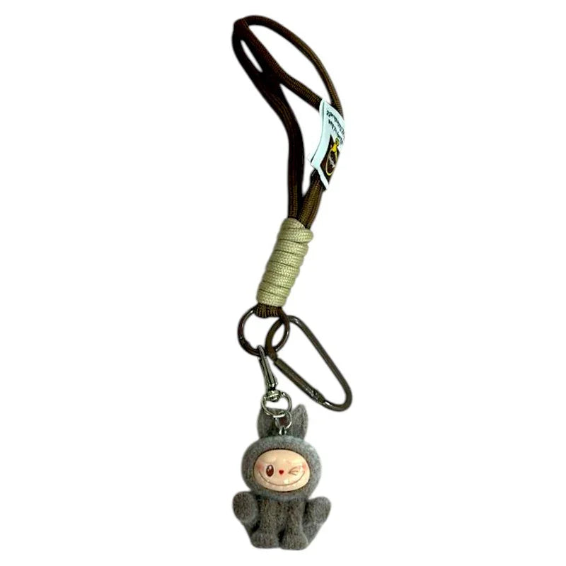 Labuboo Happy Squat Lanyard Keychain