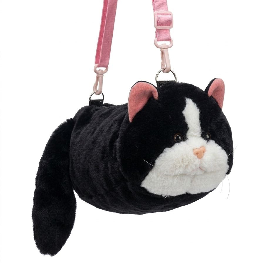 Plush Realistic Cat Fur Handbag