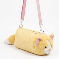 Plush Realistic Cat Fur Handbag