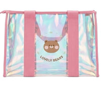 Lovely Bear Holographic Tote Bag