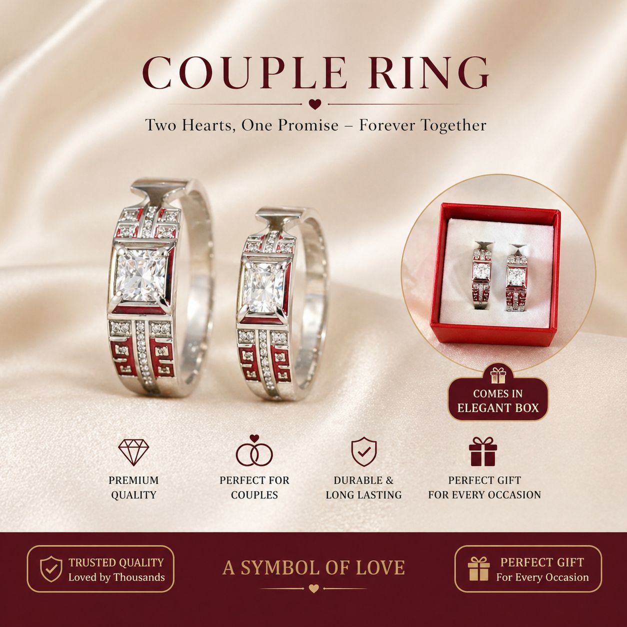 Royal Romance Special Couple Rings