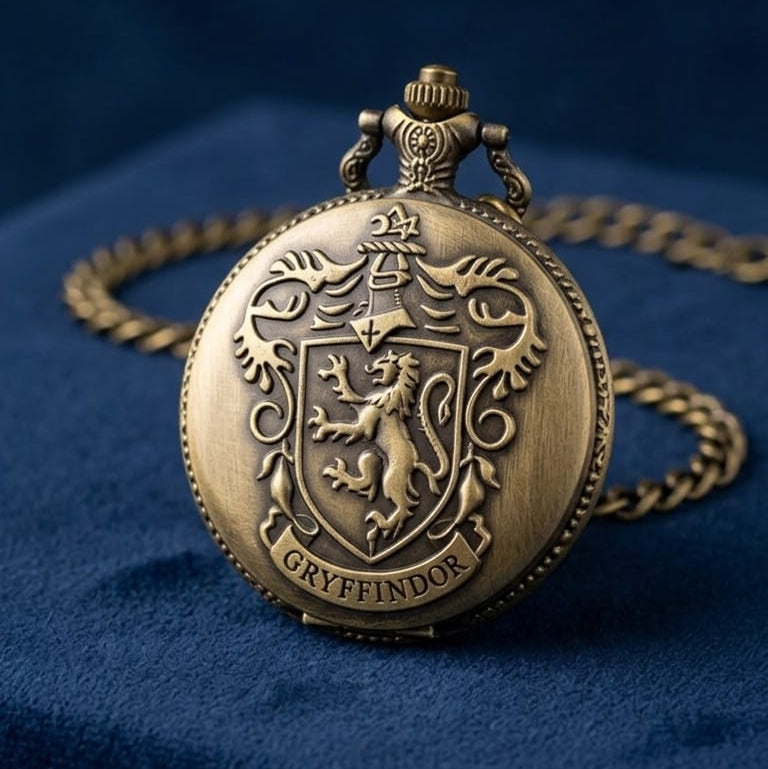 Timeless Vintage Quartz Pocket Watch Keychain