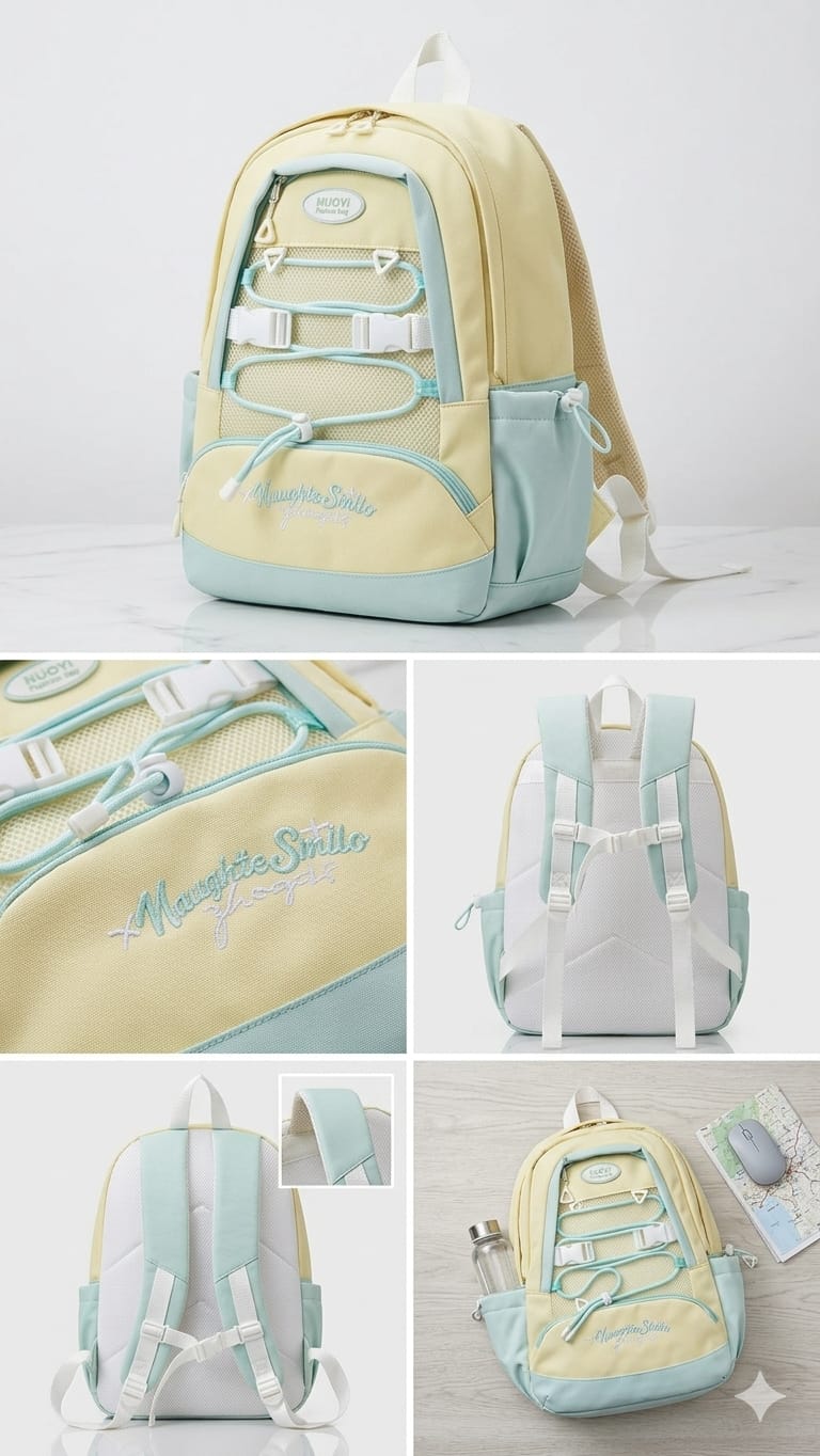 Vanwalk Macaron Pastel Backpack