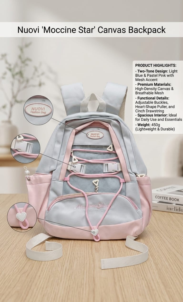 Vanwalk Macaron Pastel Backpack