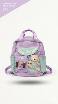 Pastel Kawaii Teddy Bear Backpack