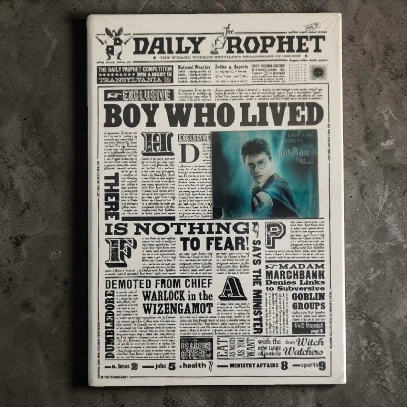 Harry Potter Daily Prophet BWL Picture Changing Notebook
