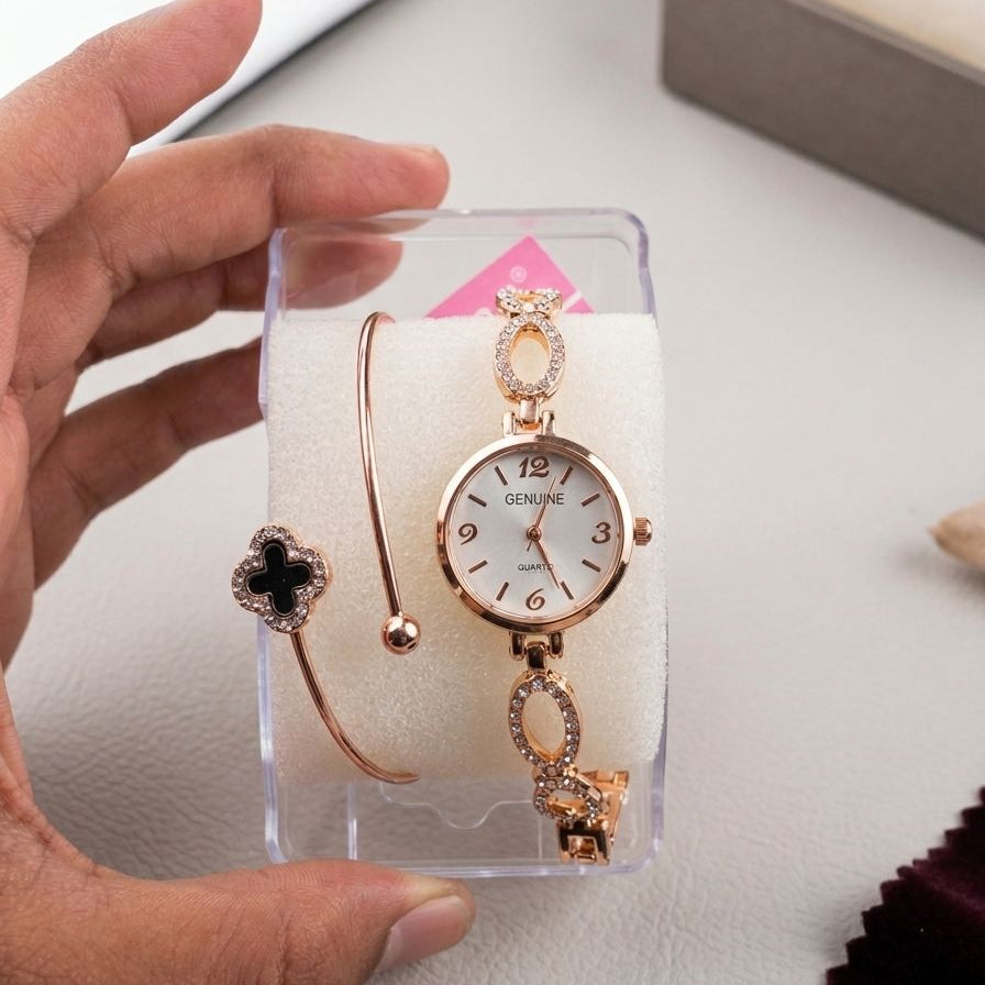 Main Character Aura Watch and Charm Cuff Set