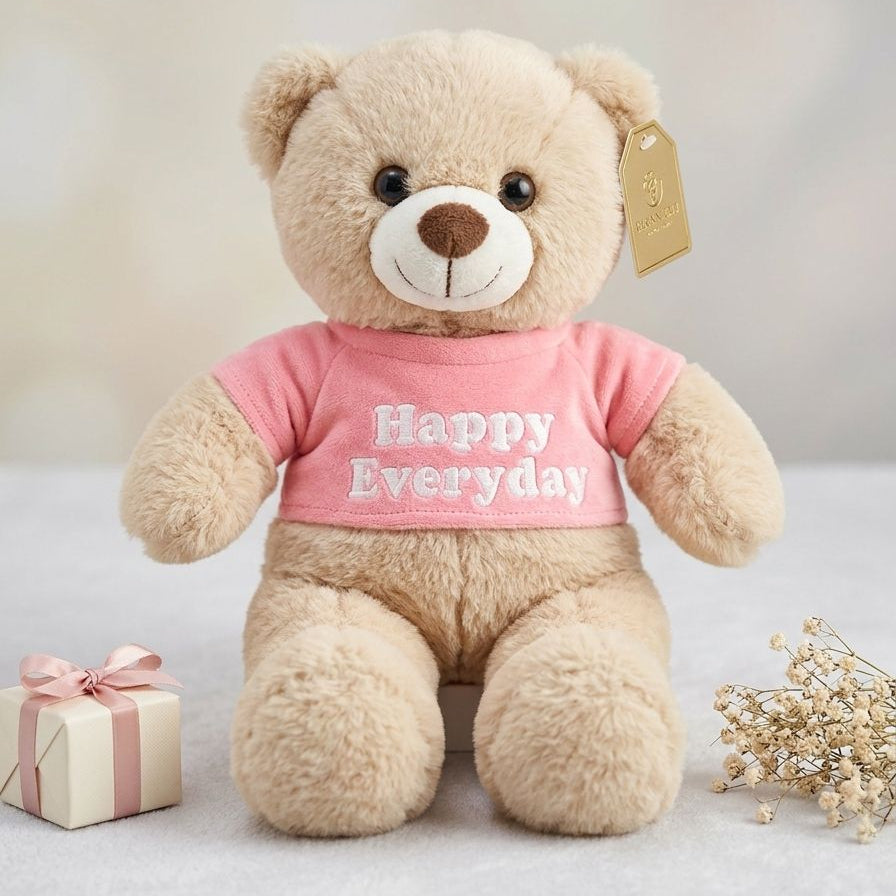 Happy Everyday Snuggle Bear Plush Toy (30 cm)