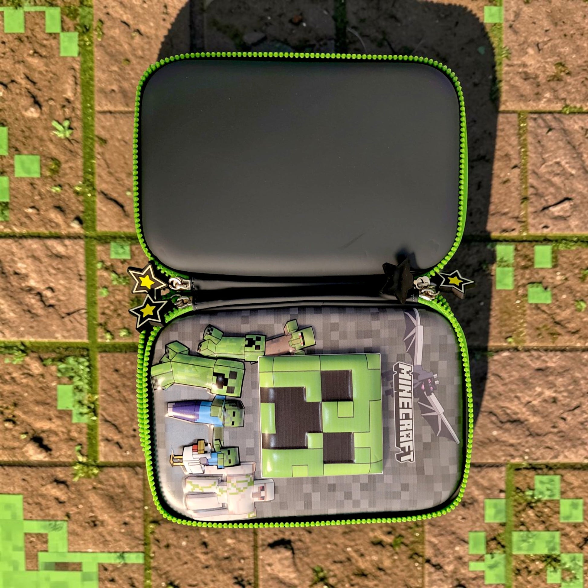 Minecraft Double Zip EVA Pencil Case