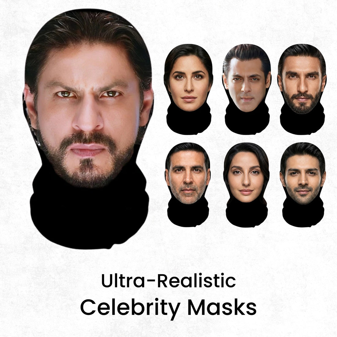 Indian Celebrities 3D Ultra-Realistic Face Masks