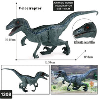 Jurassic World Realistic Blue Velociraptor Figure (39 cm)