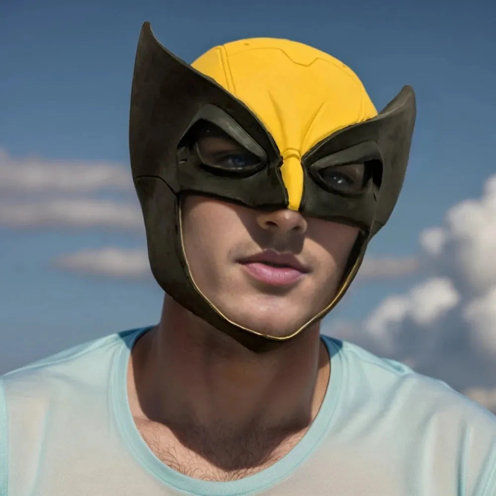 Wolverine Cosplay Face Mask with Claws