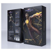 ZD Toys: Marvel Spider Man Black & Gold Suit - 7 Inch Figure - Bear Hugs