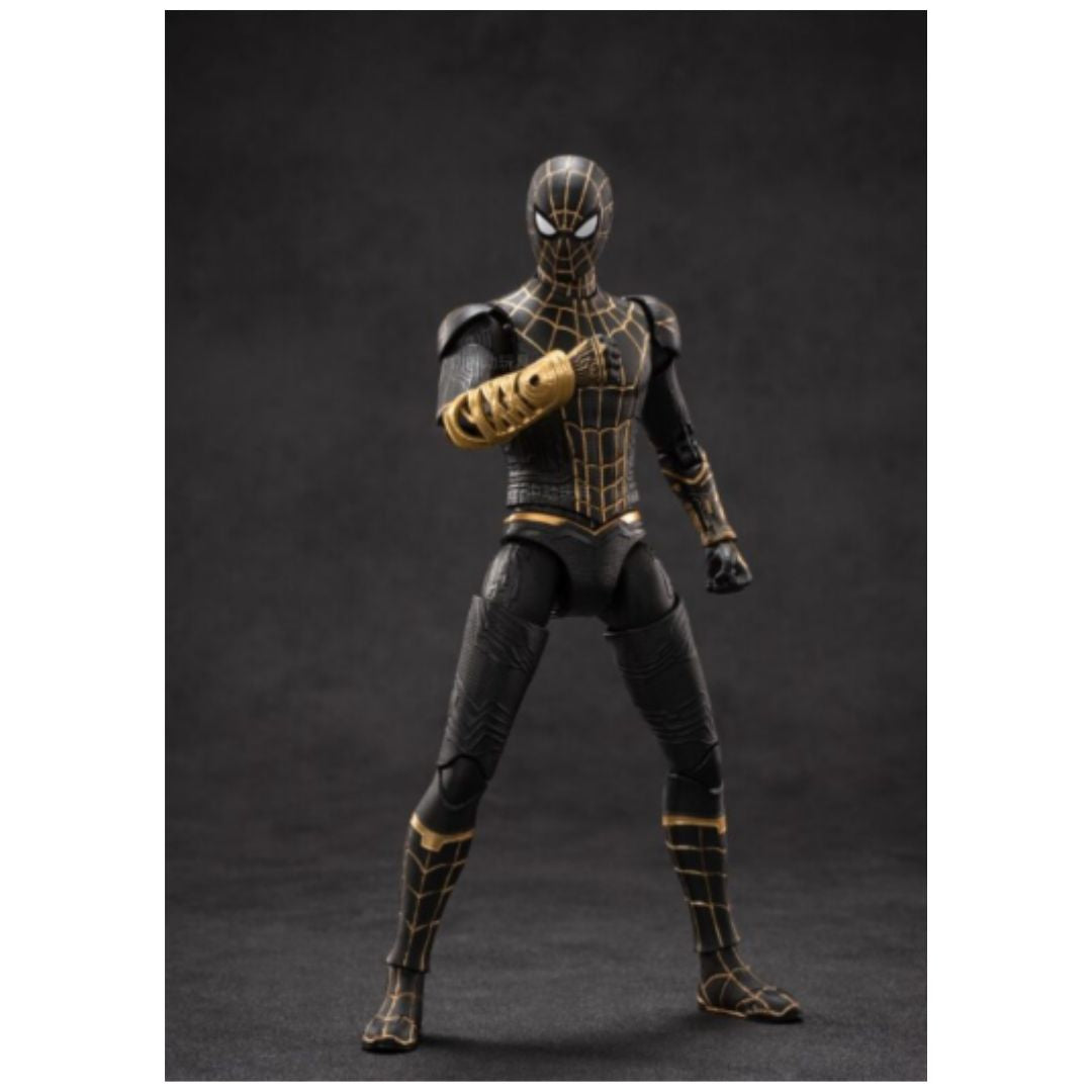 ZD Toys: Marvel Spider Man Black & Gold Suit - 7 Inch Figure - Bear Hugs