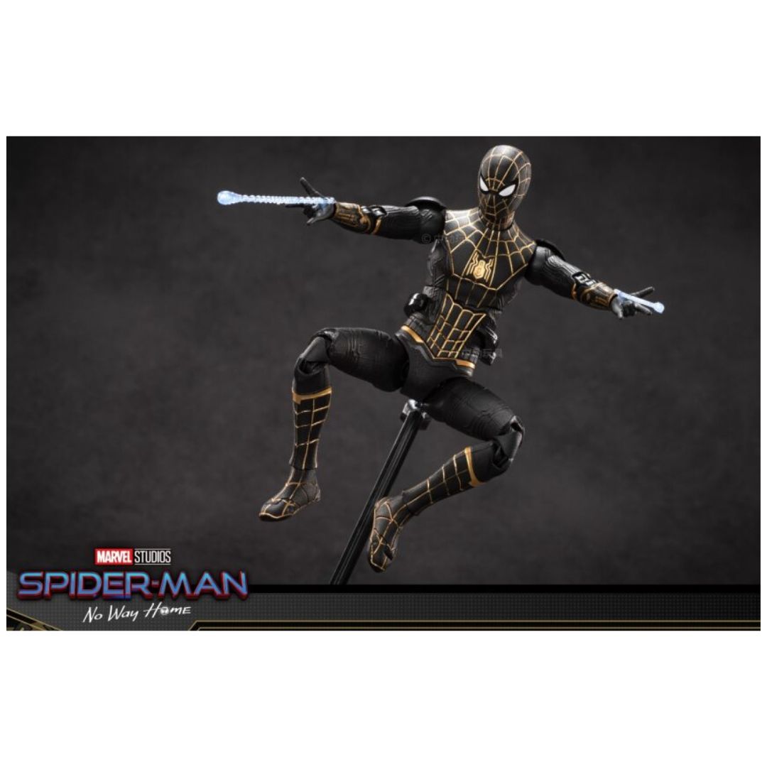 ZD Toys: Marvel Spider Man Black & Gold Suit - 7 Inch Figure - Bear Hugs
