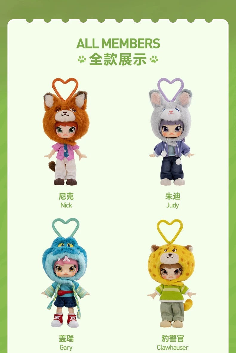 MOLLY × Zootopia 2 Series Plush Figure Blind Box
