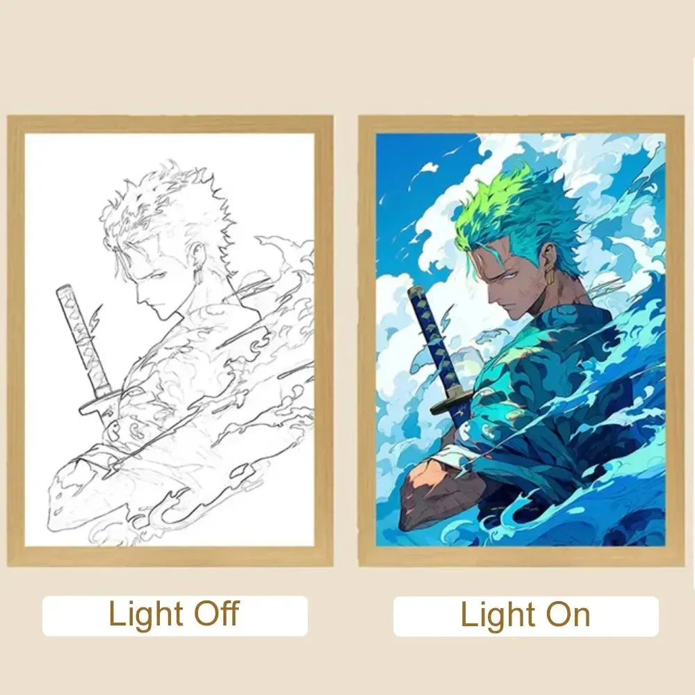 One Piece Anime LED Light Box