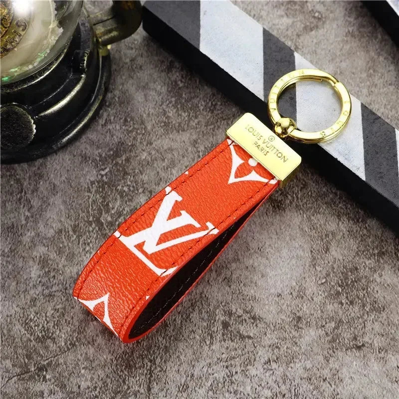 Signature Loop Premium Leather Keychain