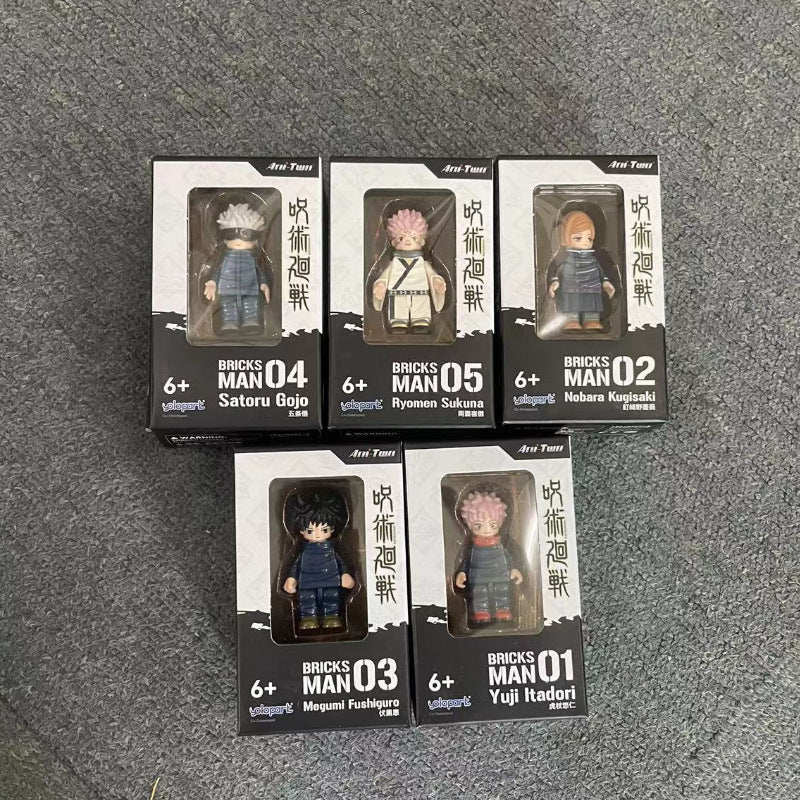 Sunrise Pop Jujutsu Kaisen Bricks Man Figures