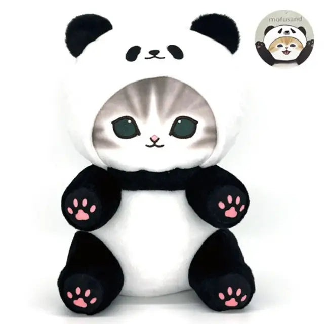 Mofusand BIG Plush – Panda Cat & Red Panda Cat (30cm) - Bear Hugs